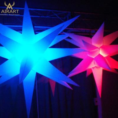 China Advertising or decoration party event nightclub star indoor hanging inflatable led balloon for decoration for sale