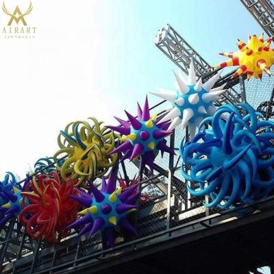 China PVC Tarpaulin/Oxford Cloth/Carnival Star Inflatable Balloon Christmas Decorations Optional Festival Decoration for sale