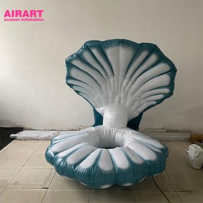 China 420D Oxford Cloth Giant Inflatable Wedding Decoration Seashell for sale