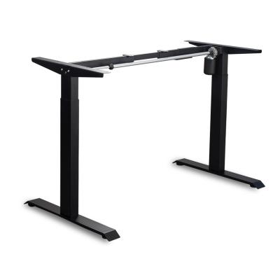 China Sit And Stand Standing Desk Adjustable Single PC Computer Motor 2 Sections (Size) for sale