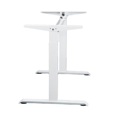 China Single-motor adjustable cheap two-stage electric table legs height-adjustable (height) sitting and table standing rack for sale