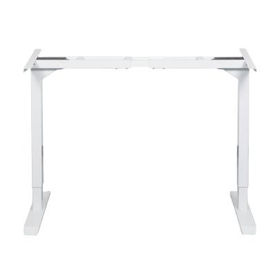 China Newest Height Adjustable Electric Standing Desk Frame (Height) Adjustable With Double Motor Desk Frame for sale