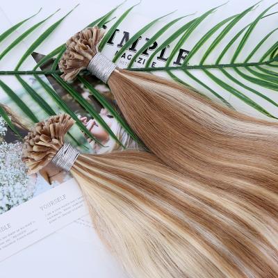 China Wholesale Grade 12A silk straight hair u tip hair extension highlight color russian remy hair extension from TopElles for sale