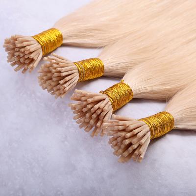 China Hot Selling Silky Straight Wave I Tip European Hair Hair Extension 18 Inch 22#Color I Tip Hair Extensions for sale