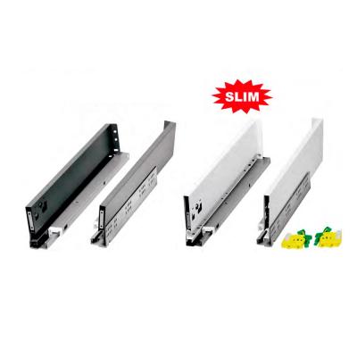 China Single Installation Double Slim Wall Drawer With Soft Closing TB504 for sale