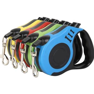 China Customized Automatic Extendable Rope Lead Pet Training Traction Heavy Duty Retractable Dog Leash for sale