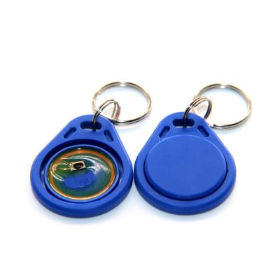 China Key Chain RFID IC Smart IC Card TK4100 T557 125KHz Open Door Smart Custom Plastic FOB Button Waterproof/Waterproof Key IC Smart Card for sale