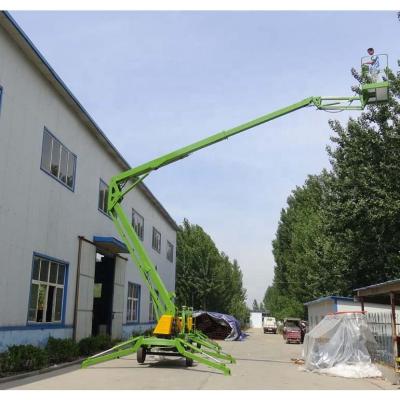 China Easy Operation Promotional Articulate Boom Lift Towable Spider Boom Crawler Spider Lift Crane for sale