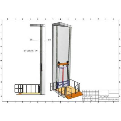 China Easy Operation Good Operation Hydraulic Cargo Lift Fixed Electric Outdoor Cargo Lift for sale