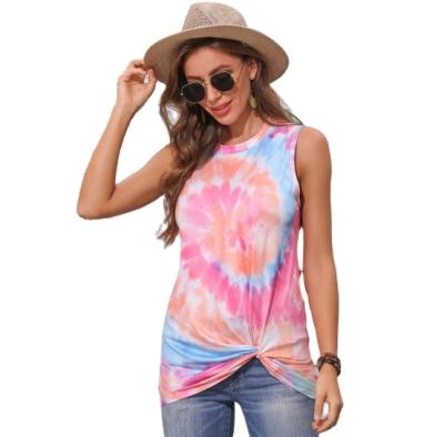 China Custom Women's T-shirts Clothing Tie Dye Friendly Cotton Shirts QUICK DRY For Women for sale