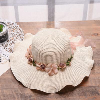 China Hot Sale Picture Summer Straw Bucket Hat With Wide Brim Straw Hats For Women for sale