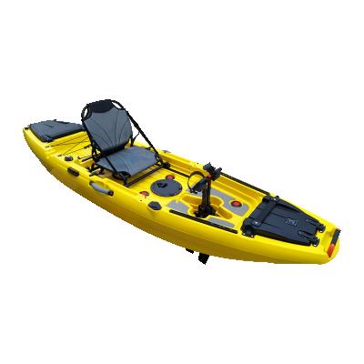 China Cheap Plastic Rotomolded Single Sit Top Fisherman Kayak With Kayak Seat Or Paddle Or Rod Holder for sale