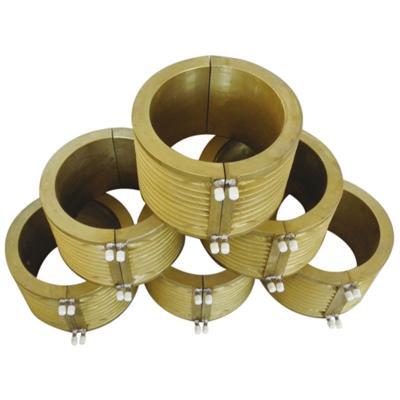 China Factory Cast Brass Strip Plate Heaters For Plastic Machinery Extrusion 220V 380V Injection Tools Molded Heaters for sale