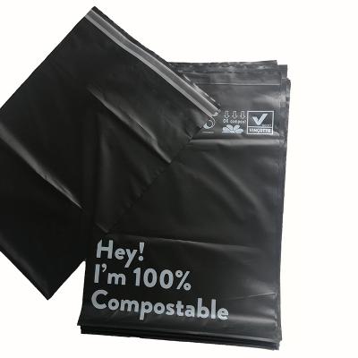 China shoes & eco-friendly compostable biodegradable apparel shipping bags handle poly plastic DHL courier bag custom ads for apparel shipping for sale