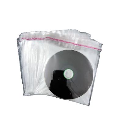 China Double Face PP Cd Sleeves Clear Plastic PVC Adhesive Sleeve Transparent Folder With Cd Sleeves for sale