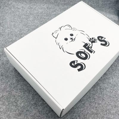 China Small Recyclable Paper Gift Box For Dress Kraft Paper Box Cardboard Kraft Gift Apparel Packaging Box for sale