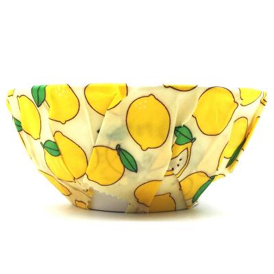 China Food Wrap Food Grade LFGB REACH Biodegradable Washable Beeswax Reusable Food Wrap for sale