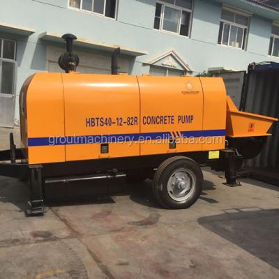 China Construction worksÂ   40m3/h Hydraulic Stationary Trailer Concrete Injection Pump for sale