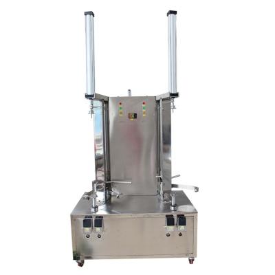 China Fruit processing plant two heads pumpkin melon peeler machine with speed controller and pineapple peeling machine for sale