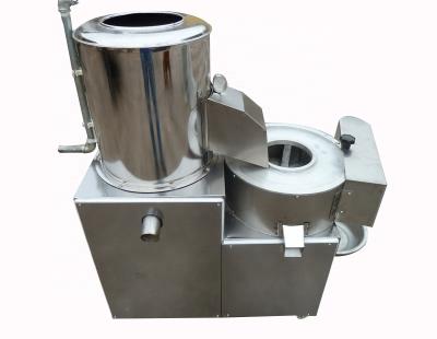 China High efficicency potato fresh peeler and chipper machine for sale