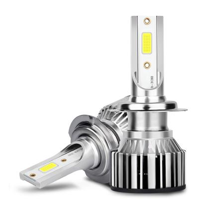 China Aluminum car led motorcycle light bulb h4 led headlights factory N37 22000lm 120w lens D2s h13 h1 h7 9005 auto 9006 for sale