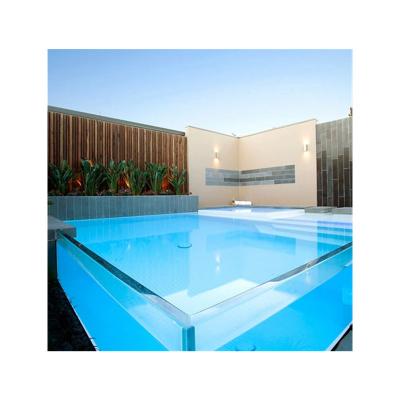 China ODM Clear Fully Tempered Float Glass for Aluminum Windows Swimming Pool for sale