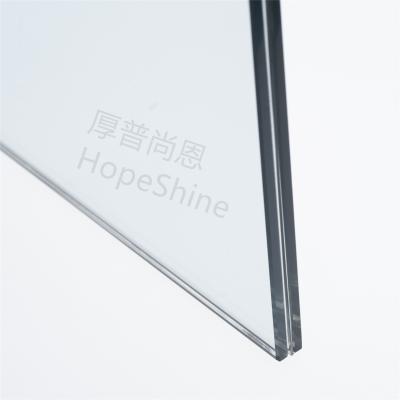 China Flat Acoustic Tempered Laminated Glass Soundproof Customized Te koop