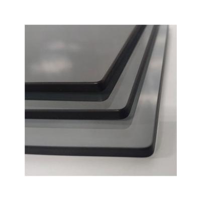 Cina Cheap Price production line unbreakable custom-Made tinted black grey rawRaw 4ft x 8ft float glass sheets for auto sunro in vendita