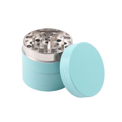 China Eco-Friendly High Inquiry Products Mini Size 4 Layers Tobacco Accessories Custom Shape Metal Smoking Grinder for sale