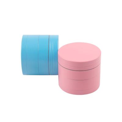 China Eco-Friendly Hot Selling Wholesale Portable Hands Pink Smoke Shop Mill Herb Metal Smoking Grinder for sale