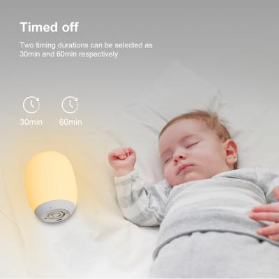 China European Touch Sensor USB Silicone Night Light Creative Sleeping Baby Kids Gift Lamp Night Light for sale