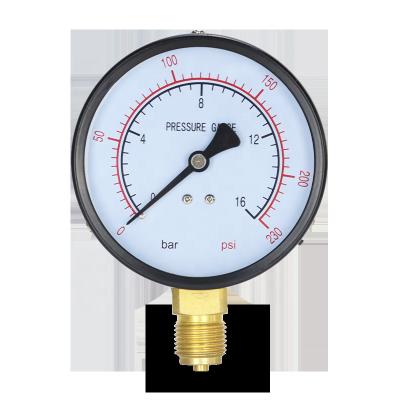 China leierda 4inch 100mm LPG10022 oil pressure gauge bourdon tubes mechanical for sale