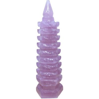 China China Wholesale Natural High Quality Wenchang Crystal Tower for Decoration for sale