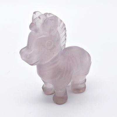 China China Wholesale Natural Hand Carved Wild Ponies Giving Power Crystal Horse For Gifts Healing Stone Crystal Crafts Gifts for sale