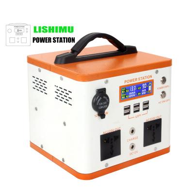 China 500W Cigar Lighter OEM ODM 500W Lifepo4 Battery Supply Power Station Outdoor Solar Portable Solar Power Station for sale