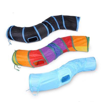 China Viable Wholesale Manufacturer Toy Tunnel Pet Outdoor Folding Tube for sale