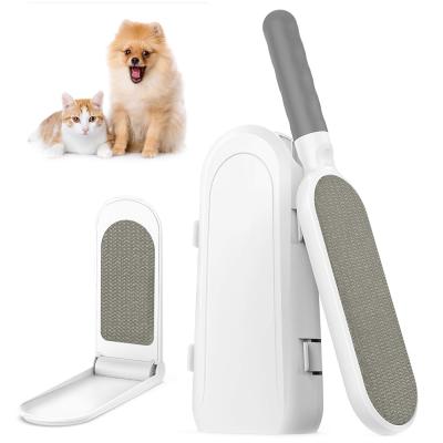 China Viable Clothing Easy Cleaning Portable Dog Hair Remover, Car Seat Couch Carpet Fiber Brush Pet Hair Remover for sale