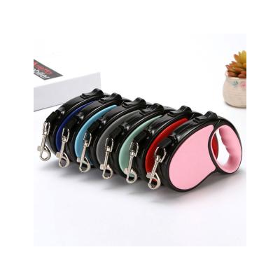 China Wholesale Hot Pet Automatic Retractable Leash Style Best Quality Chastity Dog Leashes Nylon Padded Rope Lead for sale