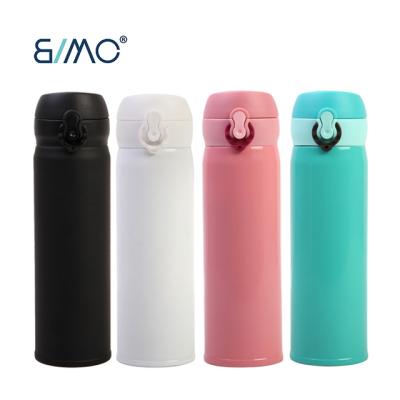 China Business Solid Colors Shape Stainless Steel Tumbler Cup With Bounce Dome Lid Water Bottle Insulated Vacuum Outdoor Sports Travel Flask for sale