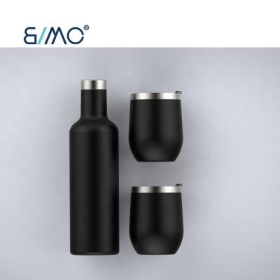 China Business Stainless Steel Beer Bottle Metal Beer Bottle Cooler Holder Keep Thermos Flask Cold 24 Hours for sale