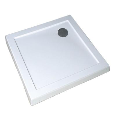 China 80x80 Modern Acrylic Low Shower Pan Shower Base Shower Tray for sale