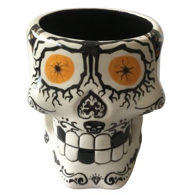 China Halloween CREATIVE Funny Human Skeleton Decoration Mug Coffee Mug Novelty Ceramic Skull Ceramic Tea Mug for sale