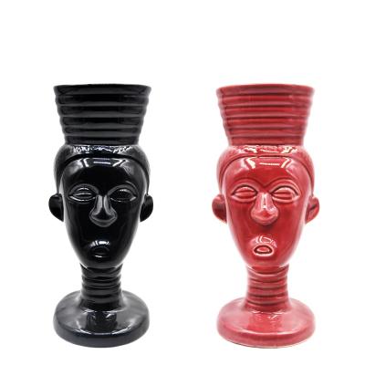 China Tiki Mugs Ceramic Hawaiian Party made to order CREATIVE attack Drinkware Tiki Bar Professional Barware for sale