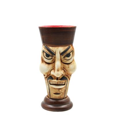 China CREATIVE Mug Drinkware Tiki Bar Cute Exotic Tiki Mugs Ceramic Hawaiian Cocktail Mug for sale