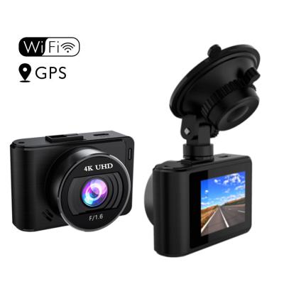 China Waterproof Dual Lens Sony Sensor Loop Recording Hi 3556 Dash Camera 4K Dash Cam Gps Wifi 4k 1080p for sale