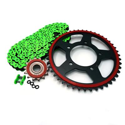 China Quiet/Speed Up/ Wear Resistant Motorcycle Parts Complete Racing Motorcycle Sprocket and Chain Sets for Suzuki GSX250R GW250-A/S/F(46T 14T 520H XR-Ring) for sale