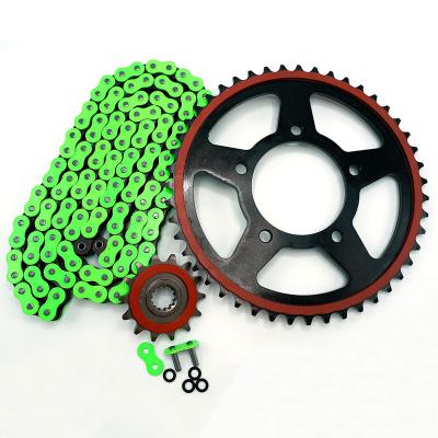 China Quiet/Speed Up/ Wear Resistant High-quality Racing Motorcycle Sprocket and Chain Sets for Suzuki DL250 (47T 14T 520H XR-Ring 120 Links) for sale