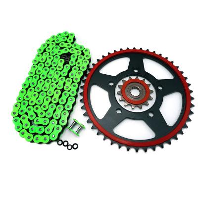 China Quiet/Speed Up/ Wear Resistant Motorcycle Parts Complete Racing Motorcycle Sprocket and Chain Sets for Suzuki GSX250R GW250-A/S/F(46T 14T 520H XR-Ring) for sale