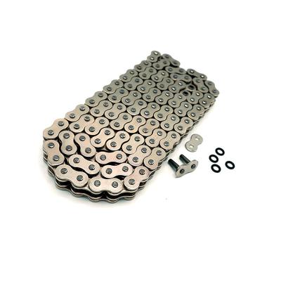 China Quiet/Speed Up/ Wear Resistant Silver High Tensile Strengt 520 Chain Racing Motorcycle 520H X-ring Chain (Recommend Displacement 350CC to 600CC ) for sale