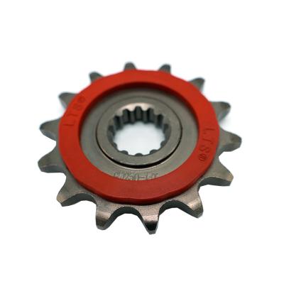 China Silent/Speed Up/ Wear Resistant Silent Strips Design Universal Racing Motorcycle Front Sprocket for Suzuki GW250 GSX250R DL250 GW250S/F/A (14T) for sale